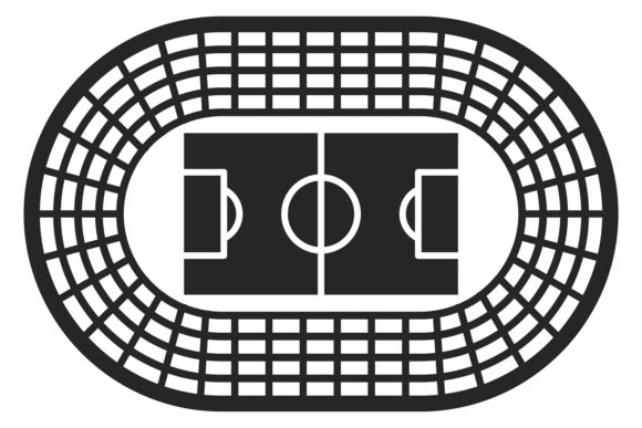 A Clean Sport Stadium Graphic for Crafters
