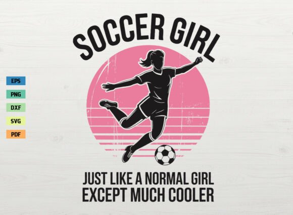 A Designer's Review of Soccer Girl Graphics for Crafts