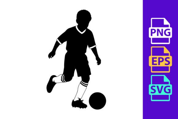 A Dynamic Soccer Silhouette for Embroidered Motion