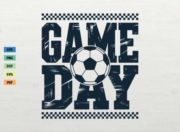 A Soccer Game Day Design for Graphics and Crafts