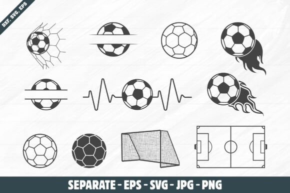 A Soccer Graphics Bundle for Crafters & Content Publishers