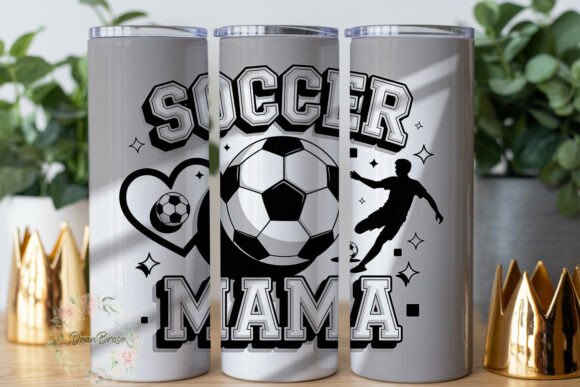A Soccer Mom Tumbler Wrap Graphic for Real Local Branding