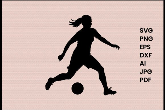 Female Soccer Player Dribbling the Ball Graphics Review