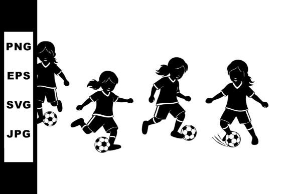 Girl Playing Soccer Vector Graphics & Illustrations Review