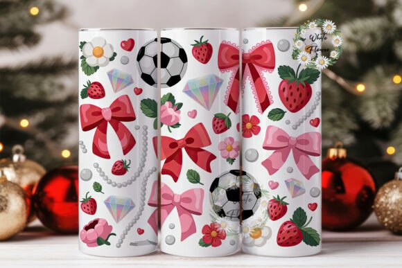 Girly Soccer Tumbler Wrap: A Graphics & Tumbler Wraps Review