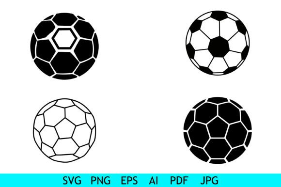 Minimal Soccer Ball Icon Set: Graphics & Crafts Review