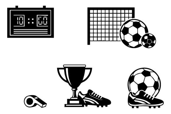 Soccer Ball Football Goal Net Trophy Sho Graphics Review