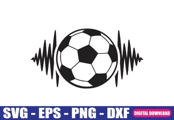 Soccer Heartbeat SVG: A Versatile Graphic for Craft & Content Publishing