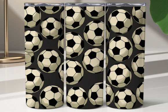 Vintage Soccer Balls 20oz Tumbler Wrap: Embroidery Review